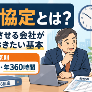 36協定とは？残業をさせる会社が知っておきたい基本