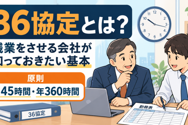 36協定とは？残業をさせる会社が知っておきたい基本
